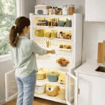 STEEL KITCHEN STORAGE CABINET - MICROWAVE AND OVEN RACK - Image 16