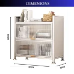 2 Layer Metal Storage Cabinet in Sri Lanka, white metal bookcase Sri Lanka, metal storage rack Sri Lanka, modern display shelf Sri Lanka, acrylic door cabinet Sri Lanka, flip door storage cabinet, multipurpose storage shelf Sri Lanka, minimalist cabinet Sri Lanka, powder coated steel cabinet, home organizer cabinet Sri Lanka