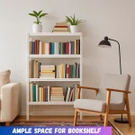 Upgrade your home and workspace with this premium 4-Tier Steel Shelf Rack - heavy duty storage shelf - bookshelf, garage and storeroom, designed for maximum strength, durability, and versatility. Whether you need a bookshelf, a store room rack, or a garage rack, this heavy-duty organizer is the perfect solution. Made from high-quality carbon steel with a white powder-coated finish, it ensures long-lasting performance and a sleek, modern look that suits any interior.