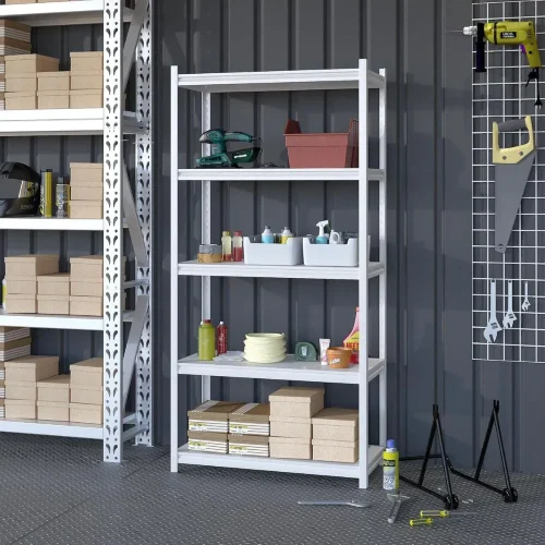 4 Tier Steel Rack, Storage Shelf for Shops Kitchen, Warehouse, Showrooms – L70 x D40 x H160cm - Image 5