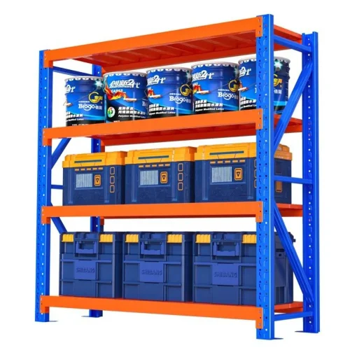 4 Tier Warehouse Storage Rack – Adjustable Boltless Design (120cm x 60cm x 200cm) - Image 3