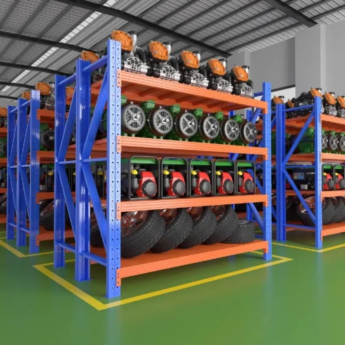 4 Tier Warehouse Storage Rack – Adjustable Boltless Design (120cm x 60cm x 200cm) - Image 4