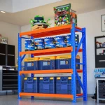 4 Tier Warehouse Storage Rack – Adjustable Boltless Design (120cm x 60cm x 200cm) - Image 6