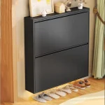 STEEL SHOE RACK WITH PULL OUT DOOR, SHOE CABINET, SHOE RACK FOR OFFICE AND ENTRYWAY - Image 6