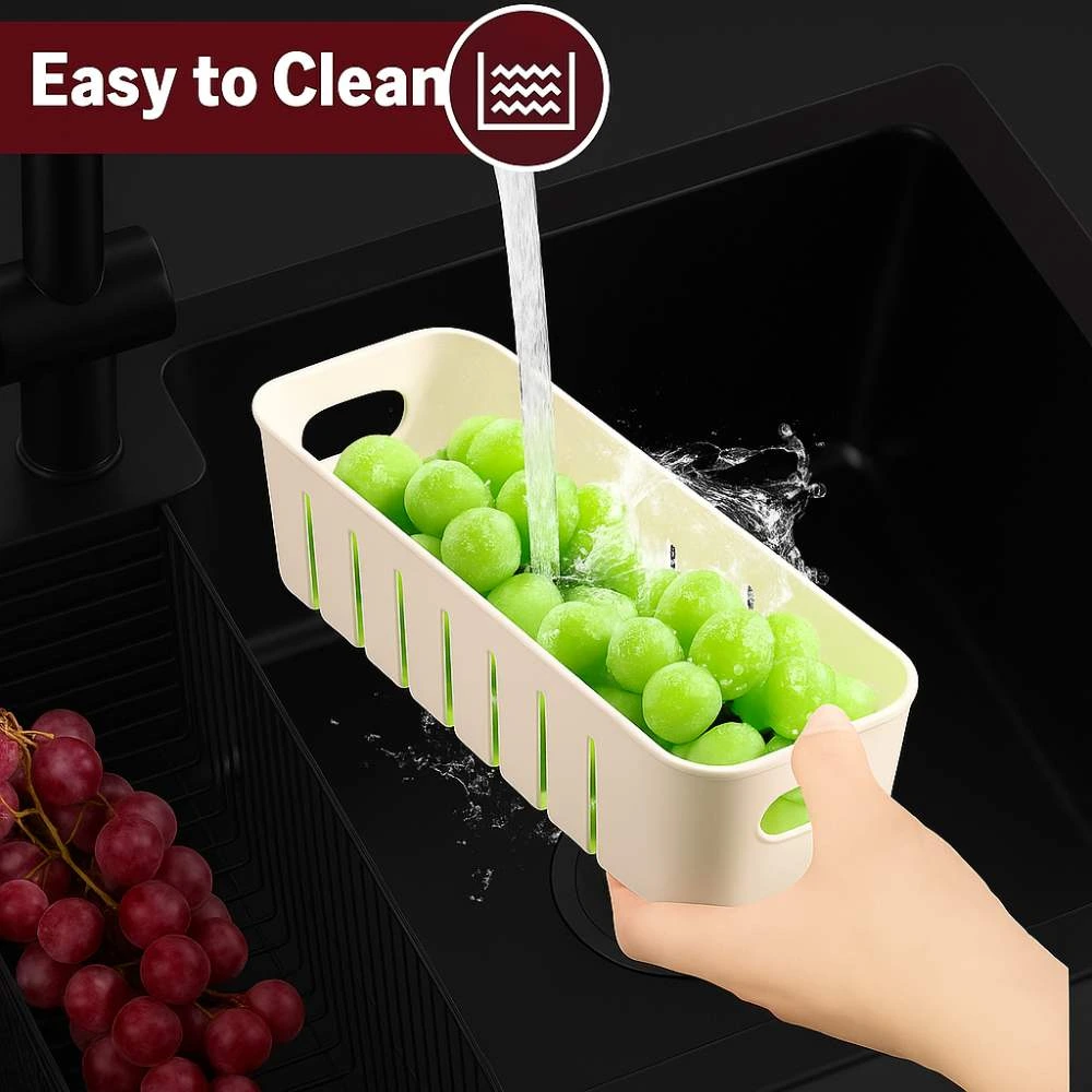 10 FRIDGE ORGANISER SQUARE SHAPE, 4 COMPARTMENT SNACK ORGANISING BOX, SERVING TRAY - Image 6