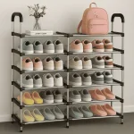 DOUBLE SIDED SHOE STORAGE RACK