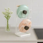 3-LAYER POT LID AND CUTTING BOARD HOLDER FOR KITCHEN - Image 4