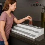 EXPANDABLE 3 TIER SPICE RACK  – KITCHEN BOTTLE ORGANIZER - Image 6