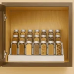EXPANDABLE 3 TIER SPICE RACK  – KITCHEN BOTTLE ORGANIZER - Image 5
