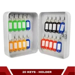 STEEL KEY HOLDER WITH SECURE LOCK - 20 KEYS - Image 5