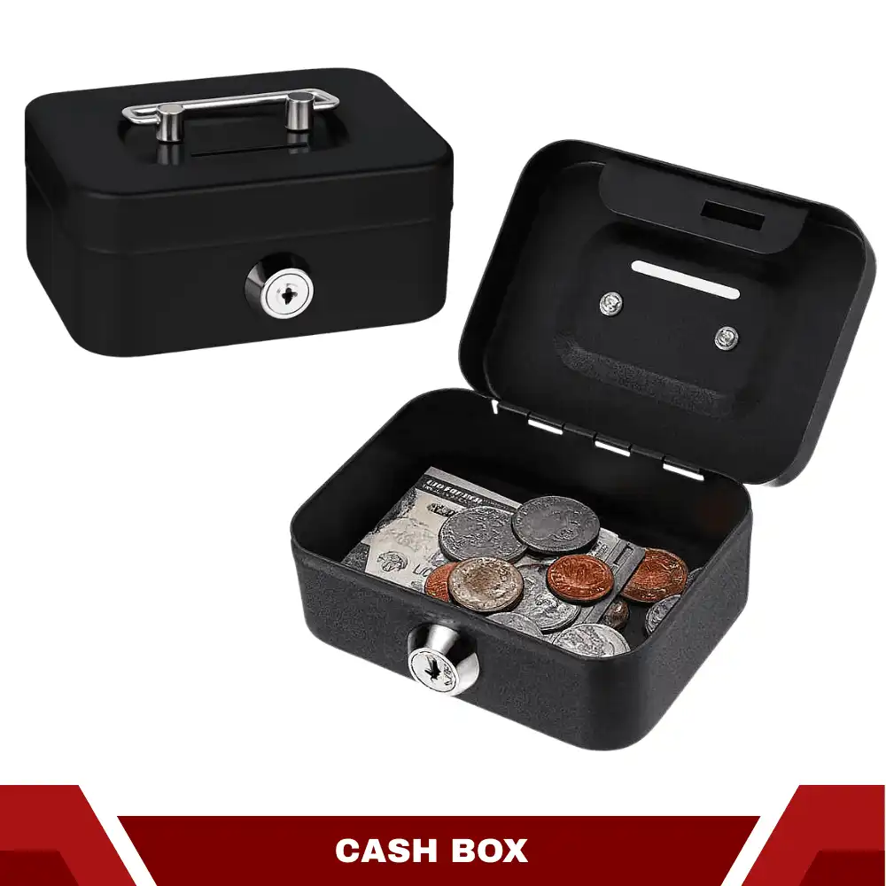 steel cash box with secure lock steel cash box with secure lock