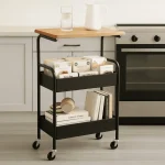 MULTIPURPOSE STEEL STORAGE CART WITH WHEELS - KITCHEN TROLLEY, OFFICE RACK, KIDS ORGANIZER - Image 7