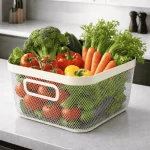 METAL STORAGE BASKET FOR HOME AND OFFICE - STORAGE BIN & BASKETS - Image 4