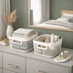 METAL STORAGE BASKET FOR HOME AND OFFICE - STORAGE BIN & BASKETS - Image 7