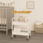 MULTIPURPOSE STEEL STORAGE CART WITH WHEELS - KITCHEN TROLLEY, OFFICE RACK, KIDS ORGANIZER - Image 6