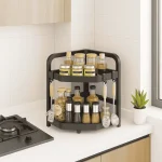 STEEL CORNER RACK, KITCHEN AND BATHROOM STORAGE RACK (2 & 3 Layer) - Image 12
