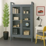 PREMIUM DOUBLE-DOOR METAL KITCHEN CABINET - 4 LAYER BOOK SHELF AND STORAGE RACK - Image 3