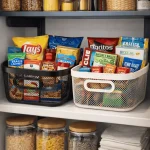 METAL STORAGE BASKET FOR HOME AND OFFICE - STORAGE BIN & BASKETS - Image 11