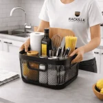 METAL STORAGE BASKET FOR HOME AND OFFICE - STORAGE BIN & BASKETS - Image 10