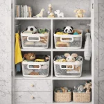 METAL STORAGE BASKET FOR HOME AND OFFICE - STORAGE BIN & BASKETS - Image 5