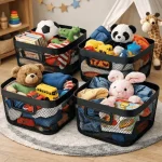 METAL STORAGE BASKET FOR HOME AND OFFICE - STORAGE BIN & BASKETS - Image 2