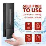 WALL MOUNT LIQUID SOAP DISPENSER  - 400ML HAND WASH SOAP PUMP - Image 9