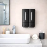 WALL MOUNT HAND WASH SOAP PUMP  - 400ML x 2 -  SOAP LIQUID DISEPNSER - Image 8