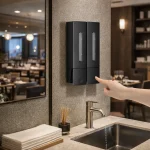 WALL MOUNT HAND WASH SOAP PUMP  - 400ML x 2 -  SOAP LIQUID DISEPNSER - Image 6