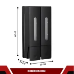 WALL MOUNT HAND WASH SOAP PUMP  - 400ML x 2 -  SOAP LIQUID DISEPNSER - Image 2