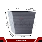 LARGE SQUARE PLANT POT - FLOWER POT FOR INDOOR AND OUT DOOR - Image 3