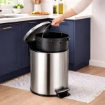 STAINLESS STEEL PEDAL WASTE BIN | DUST BIN | 5L, 8L, 12L, 20L - Image 6