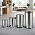 STAINLESS STEEL PEDAL WASTE BIN | DUST BIN | 5L, 8L, 12L, 20L