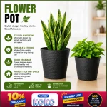 FLOWER POTS & PLANTERS | WATER RESISTANT INDOOR AND OUTDOOR PLANT POTS