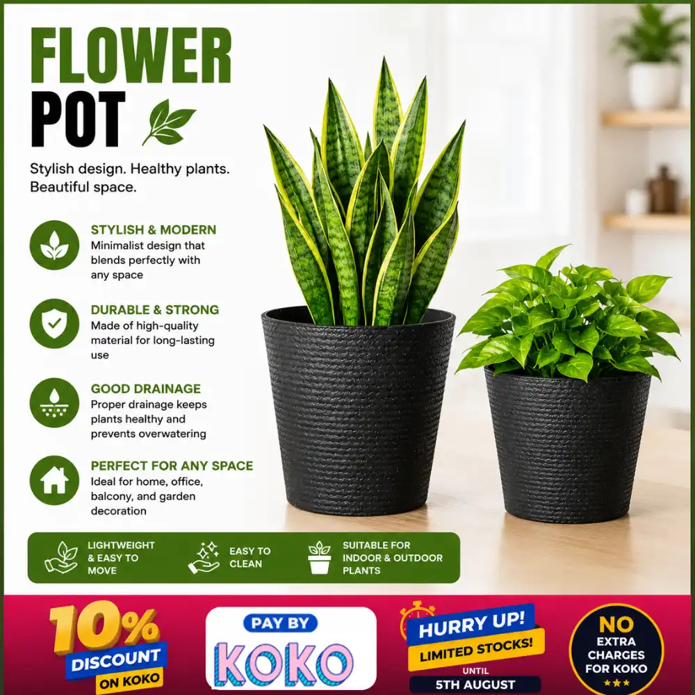 Flower Pots FLOWER POTS & PLANTERS | WATER RESISTANT INDOOR AND OUTDOOR PLANT POTS - Image 1