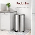 STAINLESS STEEL PEDAL WASTE BIN | DUST BIN | 5L, 8L, 12L, 20L - Image 13
