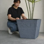 LARGE SQUARE PLANT POT - FLOWER POT FOR INDOOR AND OUT DOOR - Image 16