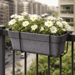 RECTANGULAR PLASTIC POT - INDOOR & OUTDOOR PLANTER - Image 5