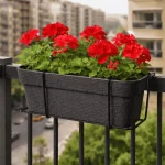RECTANGULAR PLASTIC POT - INDOOR & OUTDOOR PLANTER - Image 8