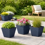SQUARE SHAPE FLOWER POT - INDOOR & OUTDOOR PLANTER - Image 5