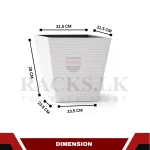 SQUARE SHAPE FLOWER POT - INDOOR & OUTDOOR PLANTER - Image 4