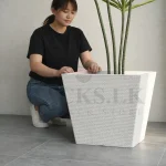 LARGE SQUARE PLANT POT - FLOWER POT FOR INDOOR AND OUT DOOR - Image 13