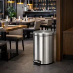 STAINLESS STEEL PEDAL WASTE BIN | DUST BIN | 5L, 8L, 12L, 20L - Image 8