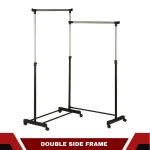 PORTABLE CLOTHES HANGING RACK FOR HOME AND SHOP USE - DOUBLE LAYER - Image 4