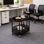 MODERN GLASS TOP COFFEE TABLE - DURABLE & STYLISH LIVING ROOM FURNITURE - Image 5