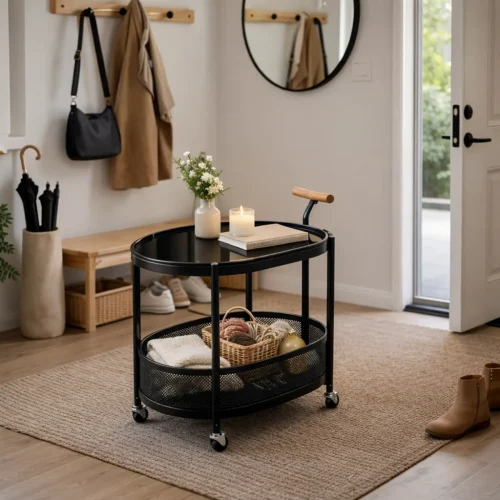 MODERN GLASS TOP COFFEE TABLE - DURABLE & STYLISH LIVING ROOM FURNITURE