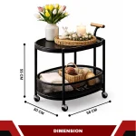 MODERN GLASS TOP COFFEE TABLE - DURABLE & STYLISH LIVING ROOM FURNITURE - Image 2