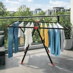 HEAVY DUTY FOLDABLE CLOTH DRYING RACK - THICKENED TUBES - Image 8