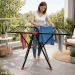 HEAVY DUTY FOLDABLE CLOTH DRYING RACK - THICKENED TUBES - Image 5