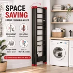 HEAVY DUTY FOLDABLE CLOTH DRYING RACK - THICKENED TUBES - Image 4