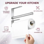 Stainless steel kitchen towel holder - Image 4